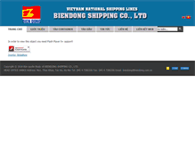 Tablet Screenshot of biendong.com.vn